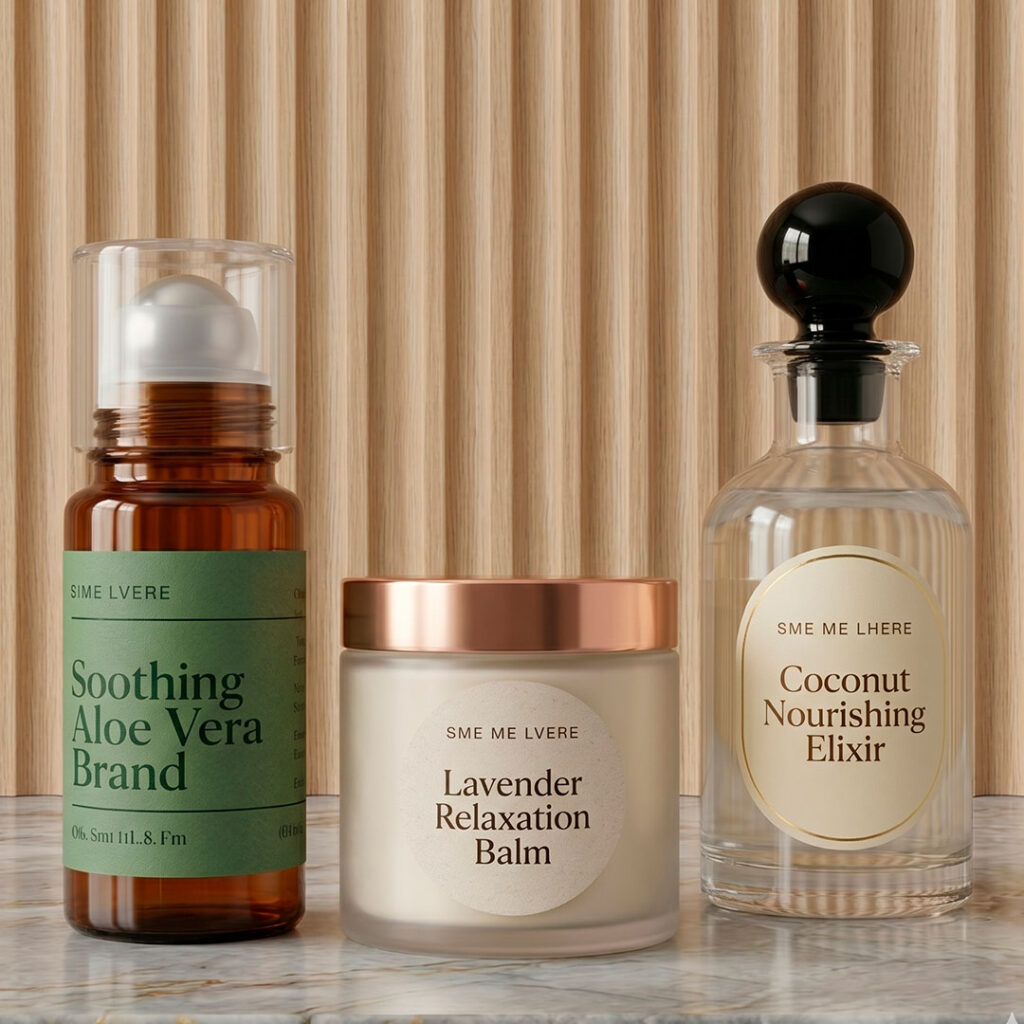 etiquetas para cosmetica